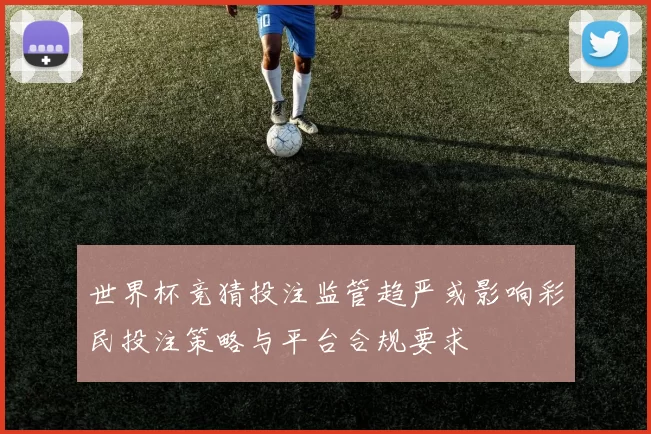 世界杯竞猜投注监管趋严或影响彩民投注策略与平台合规要求
